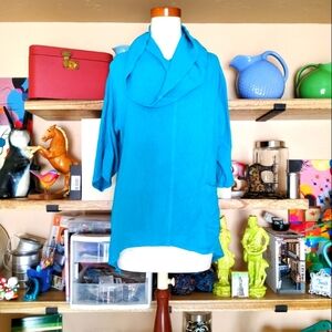 Diari Morroccan Rayon Blend Massive Cowl Tube Neck Top OSFM Nomad
